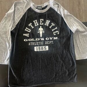 Golds Gym Baseball Shirt